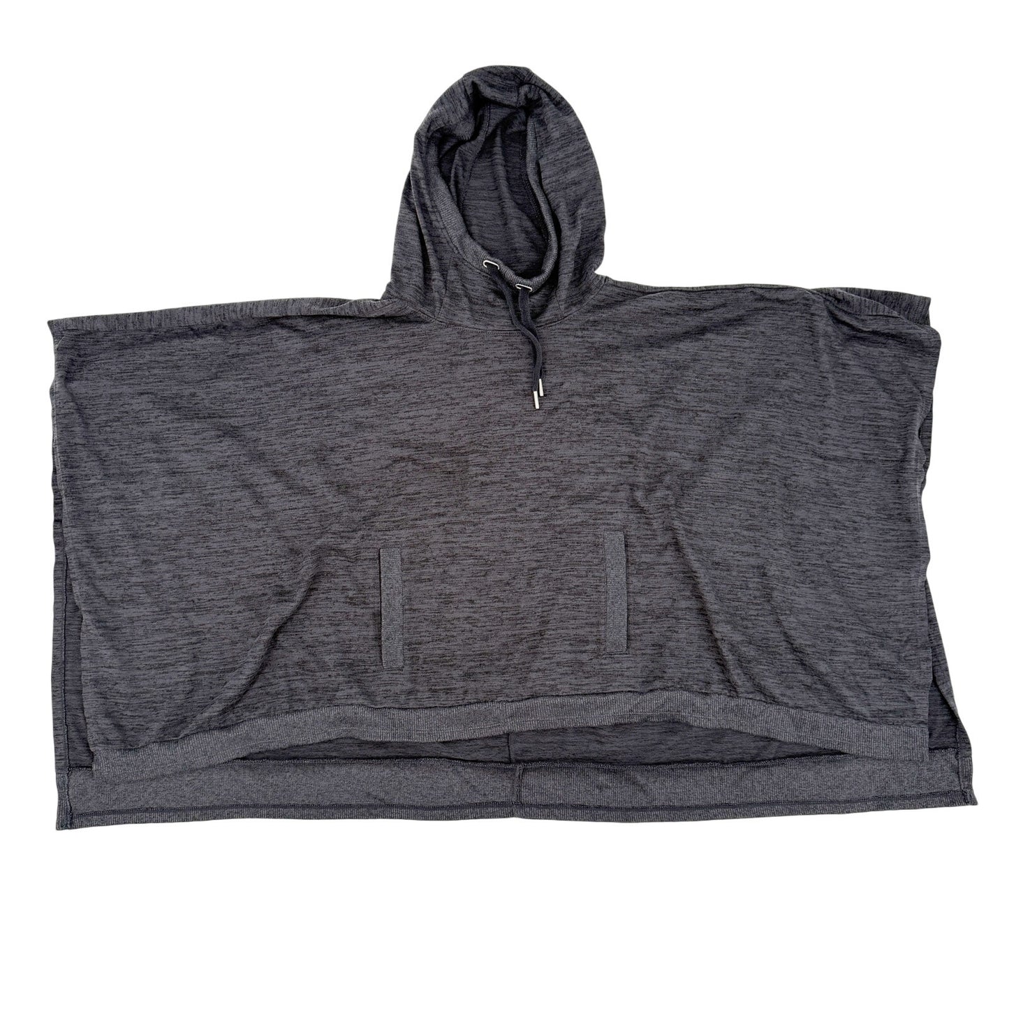 Athleta dark navy blue Blissful boxy pullover Poncho women's SMALL oversized
