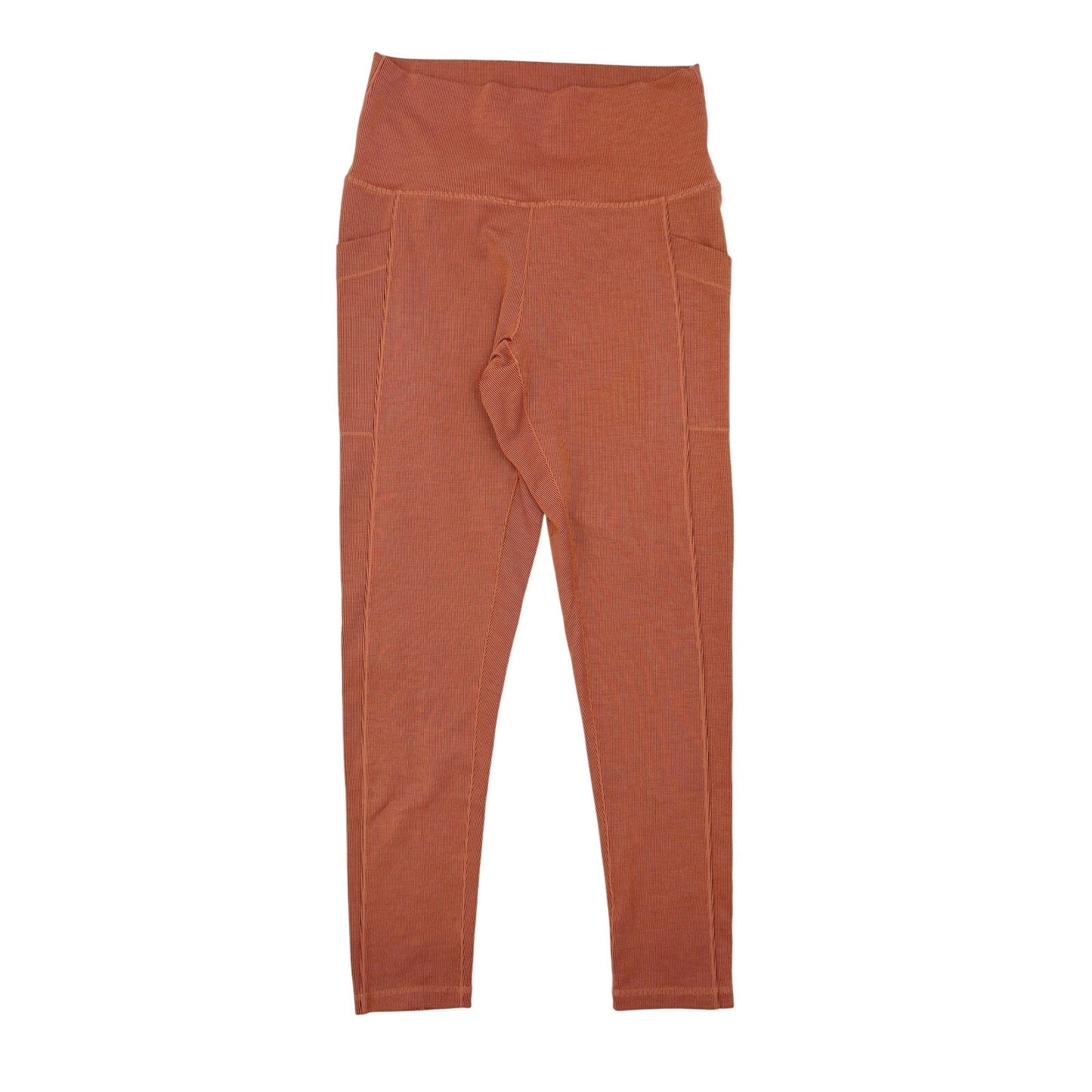 prAna terracotta orange Leggings women's MEDIUM full length pants w/ pockets
