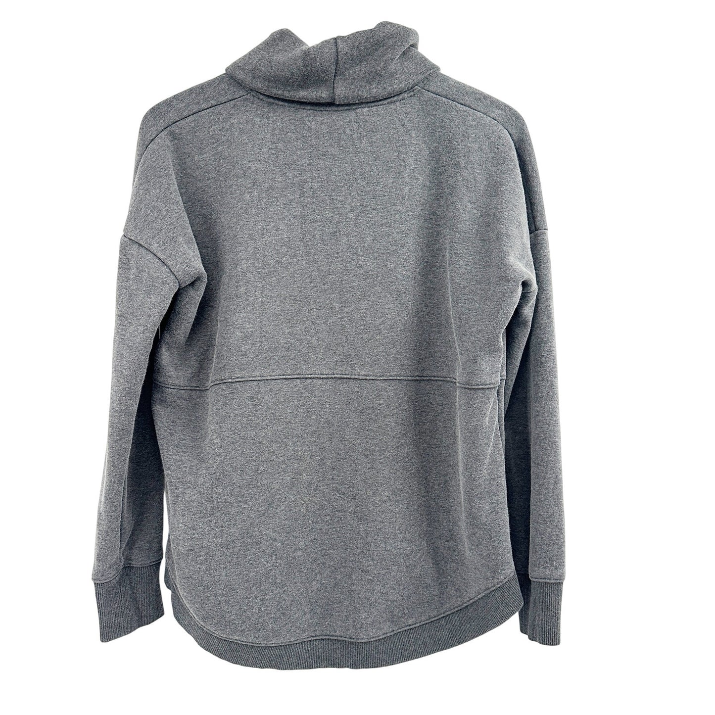 Athleta dark gray Sweatshirt pullover Top women's XS turtleneck