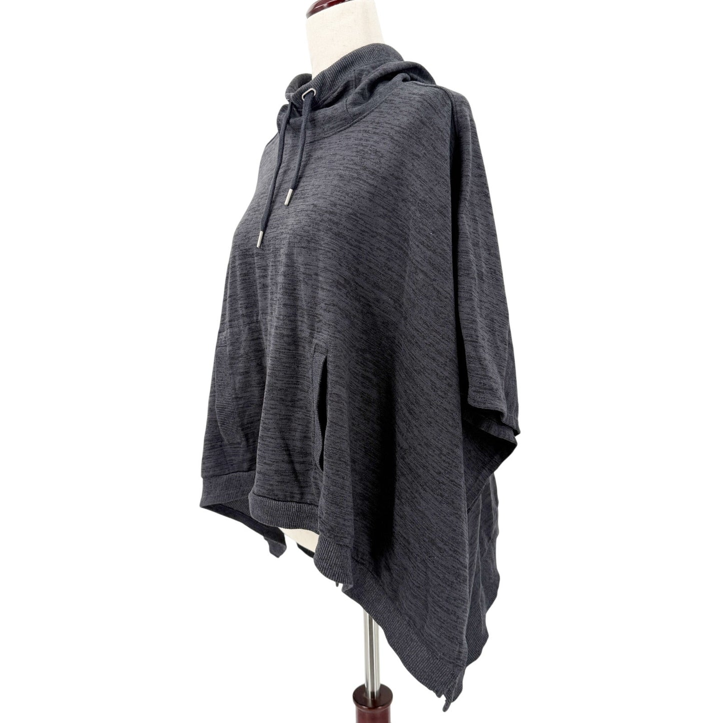 Athleta dark navy blue Blissful boxy pullover Poncho women's SMALL oversized