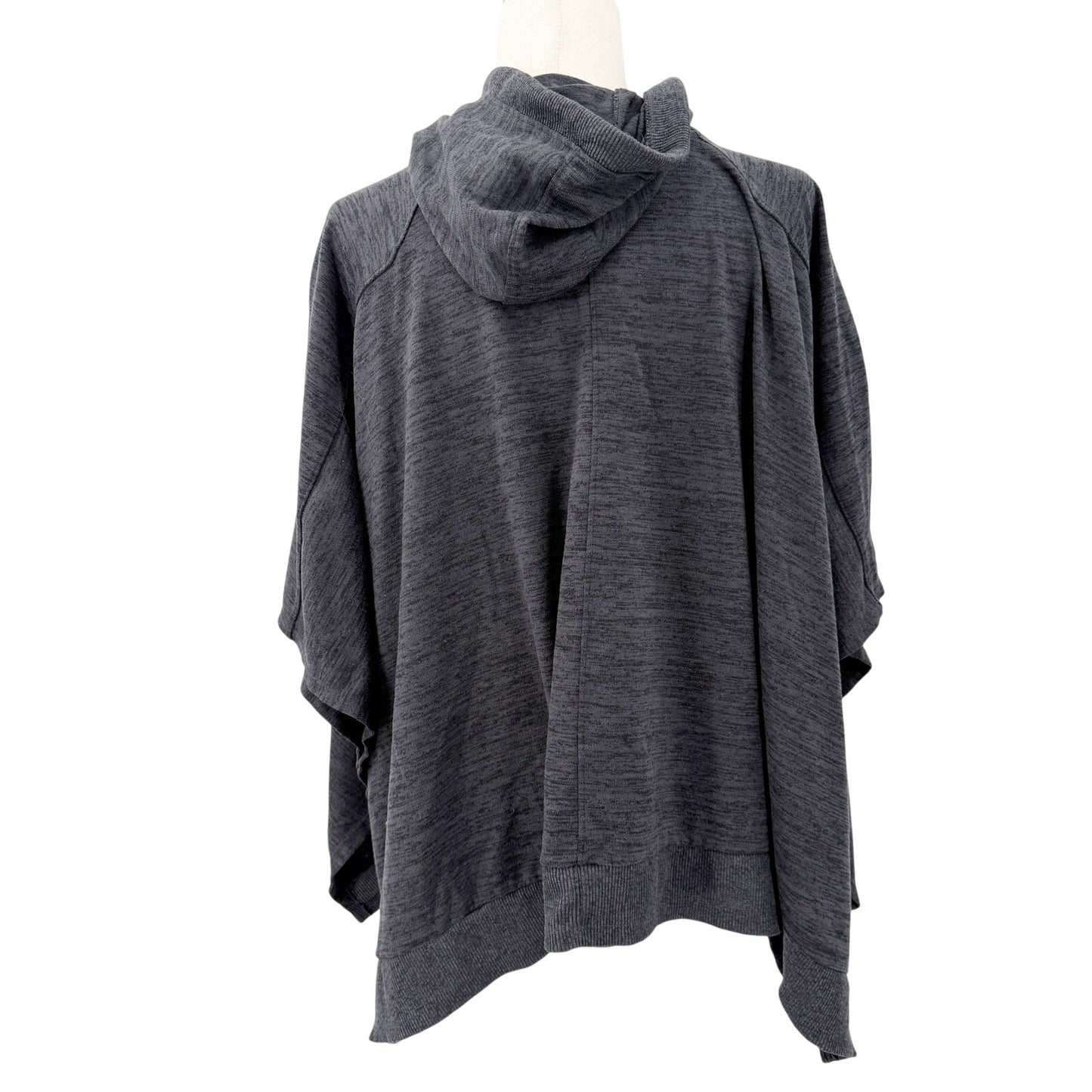 Athleta dark navy blue Blissful boxy pullover Poncho women's SMALL oversized