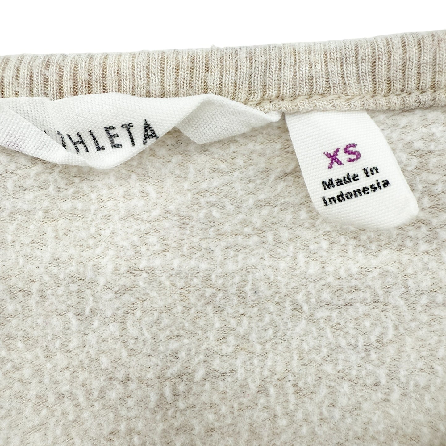 Athleta Studio CYA Sweatshirt oatmeal heather Top women's XS athleisure
