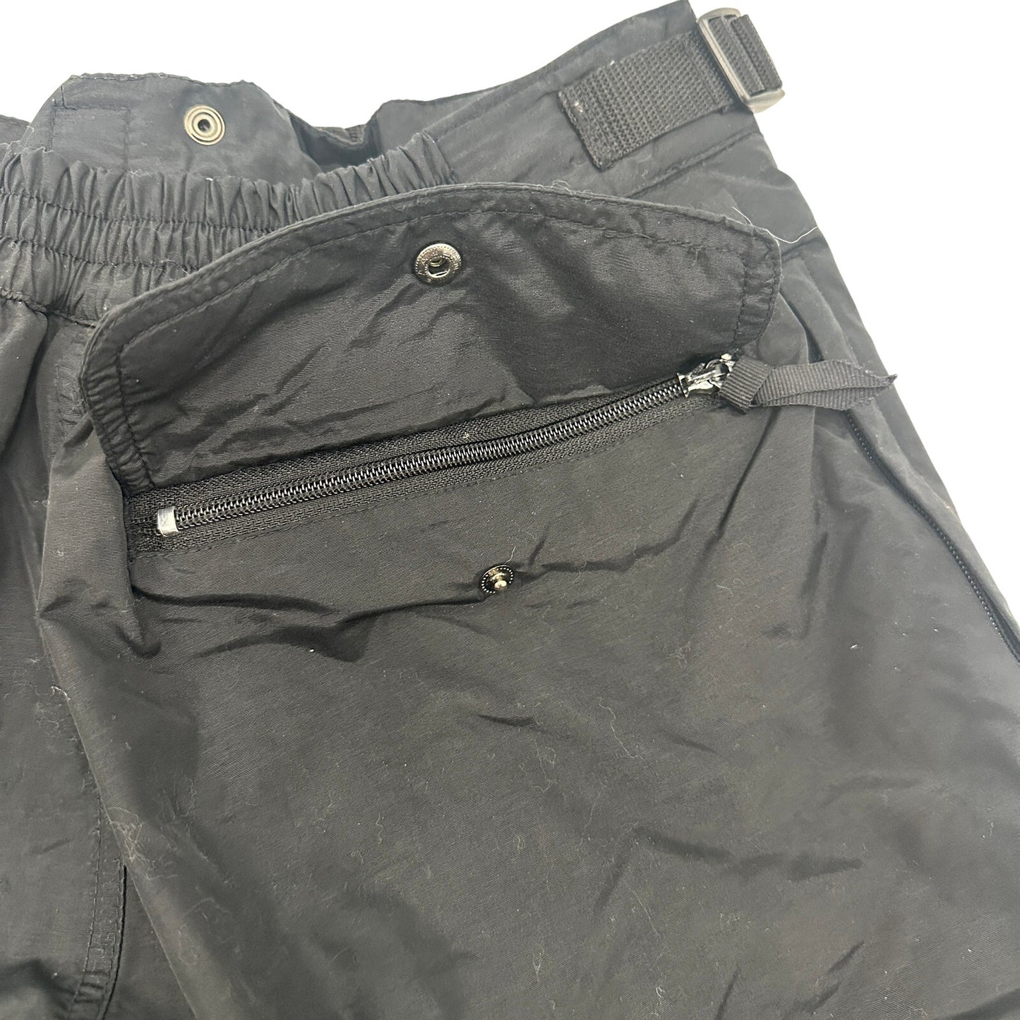 Sierra Sport black Ski Snow Pants women's SMALL fleece-lined cold weather gear