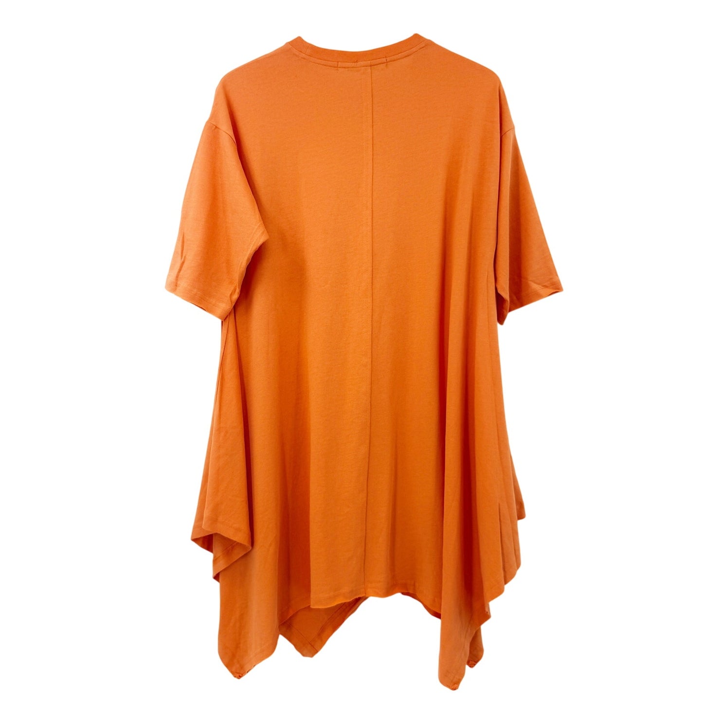 Free People FP Beach orange Kahana shirt Tunic Dress women's XS oversized NEW