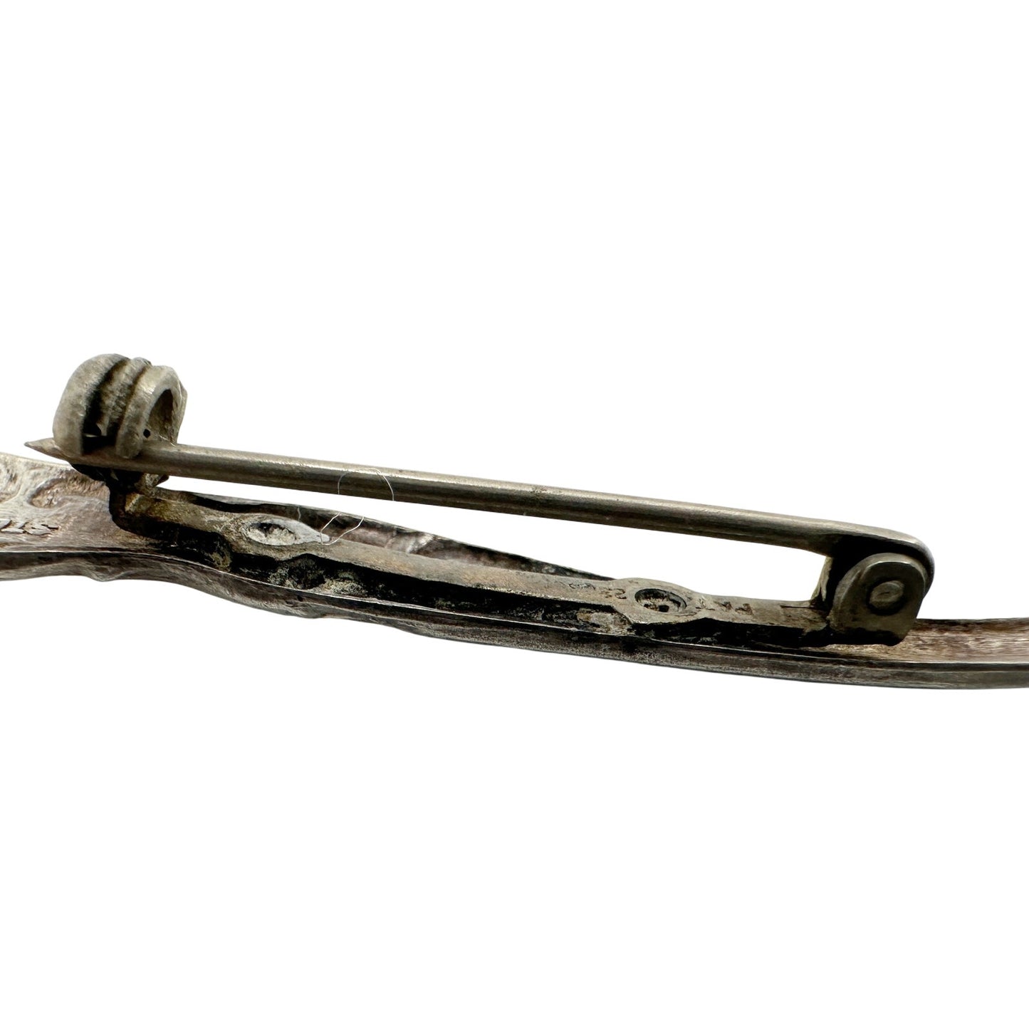 vintage sterling silver miniature spoon BROOCH jewelry pin 2.5" long