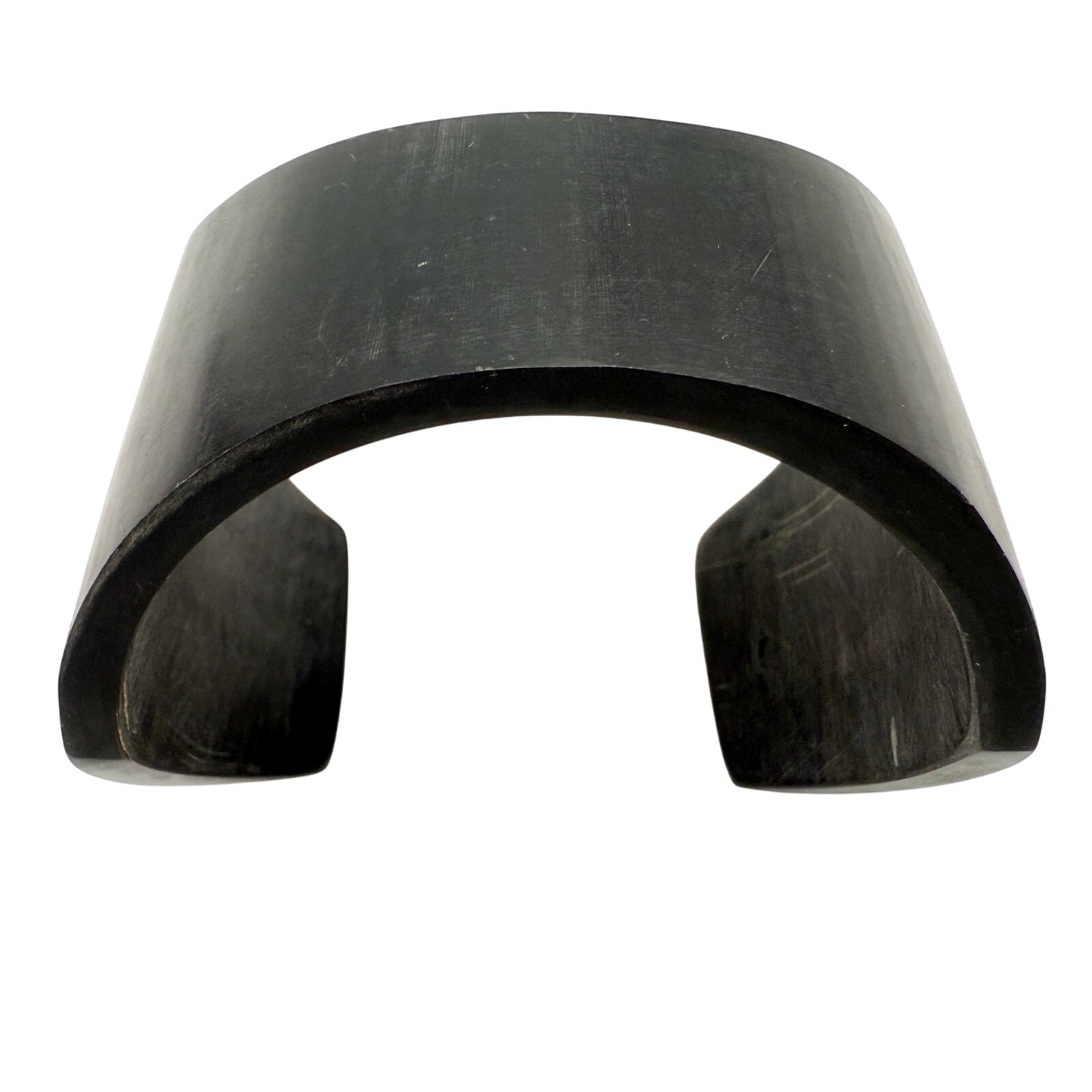 black faux wood Cuff Bracelet costume jewelry small medium size
