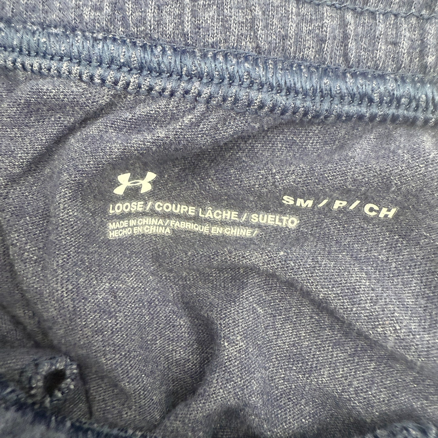 Under Armour blue Pants women's SMALL mesh panels workout athleisure joggers