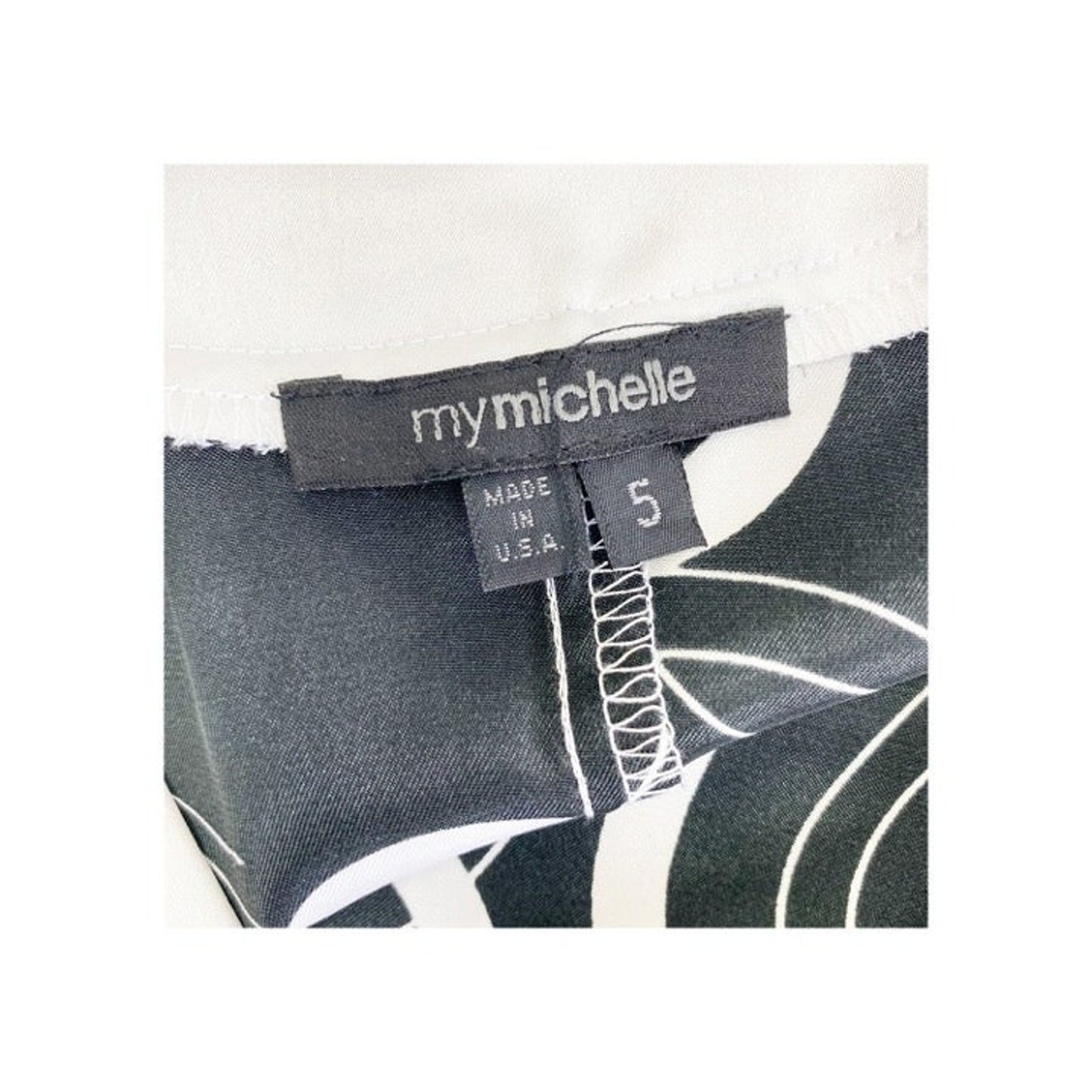 My Michelle black & white special occasion cocktail DRESS size 5 juniors