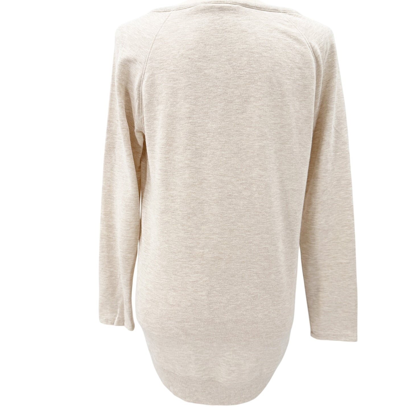 Athleta Studio CYA Sweatshirt oatmeal heather Top women's XS athleisure