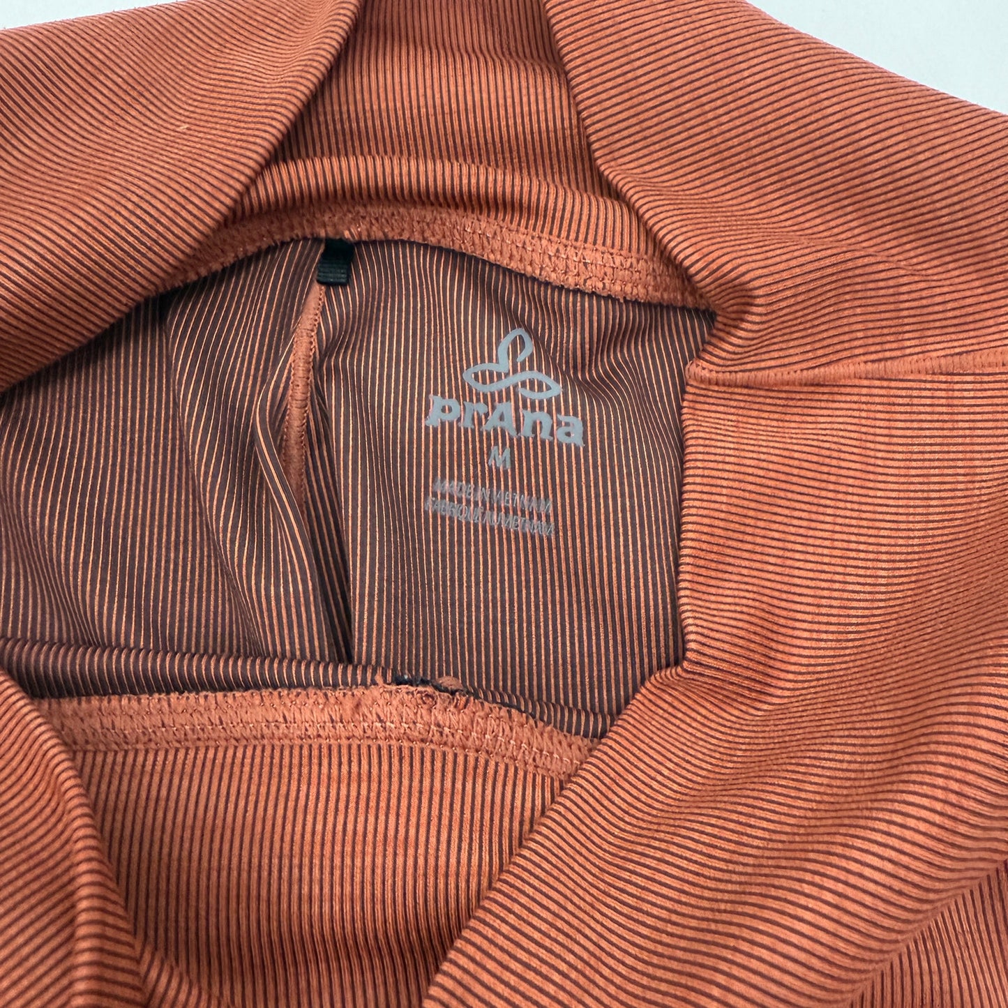 prAna terracotta orange Leggings women's MEDIUM full length pants w/ pockets