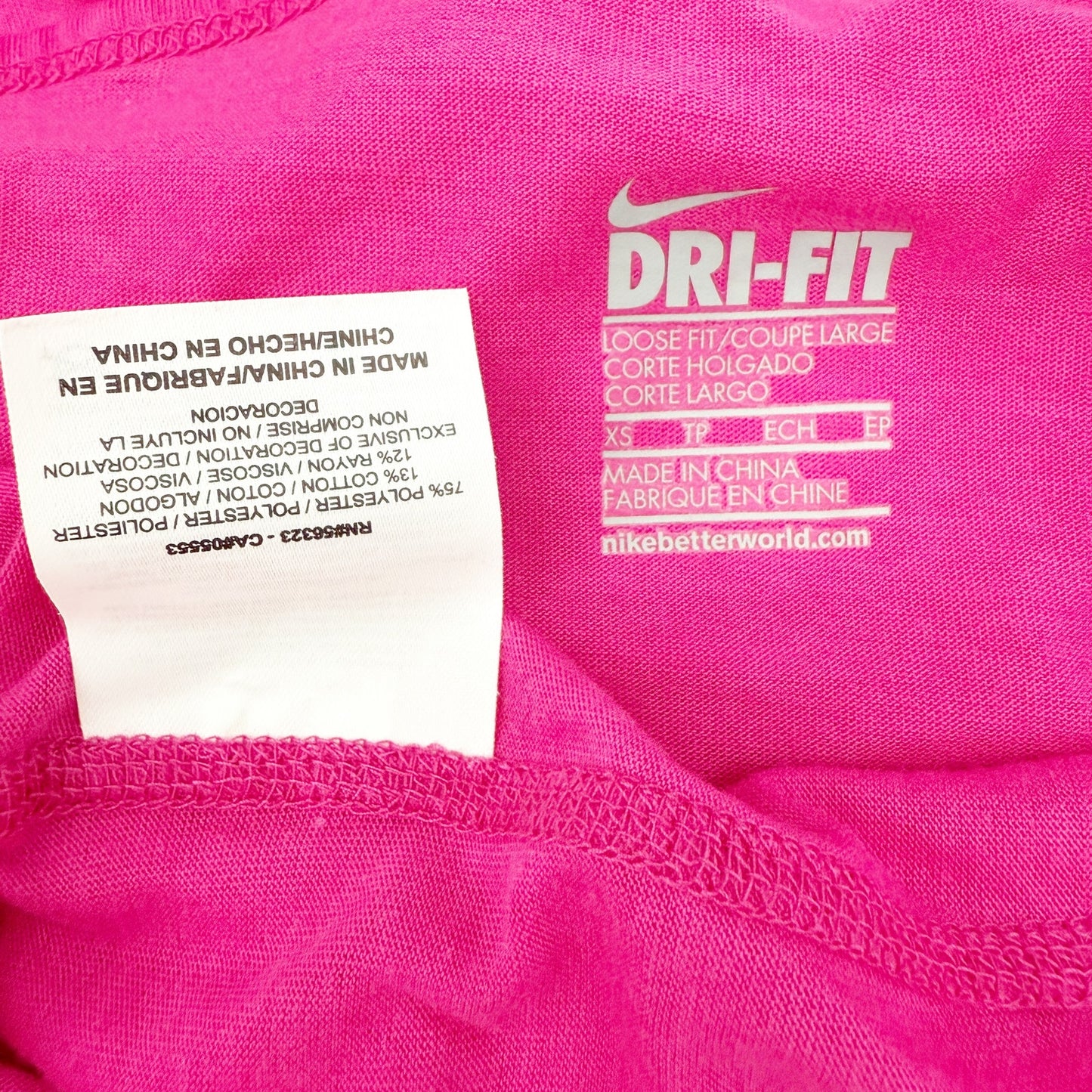 NIKE dark pink magenta racerback Tank Top women's XS athleisure workout wear