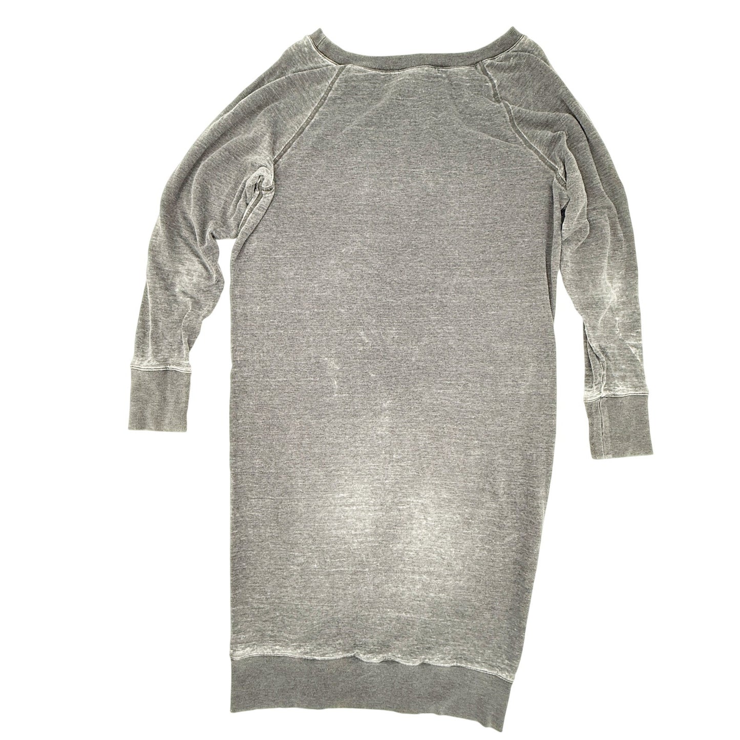 Treasure & Bond distressed gray Sweatshirt long Dress women's XS