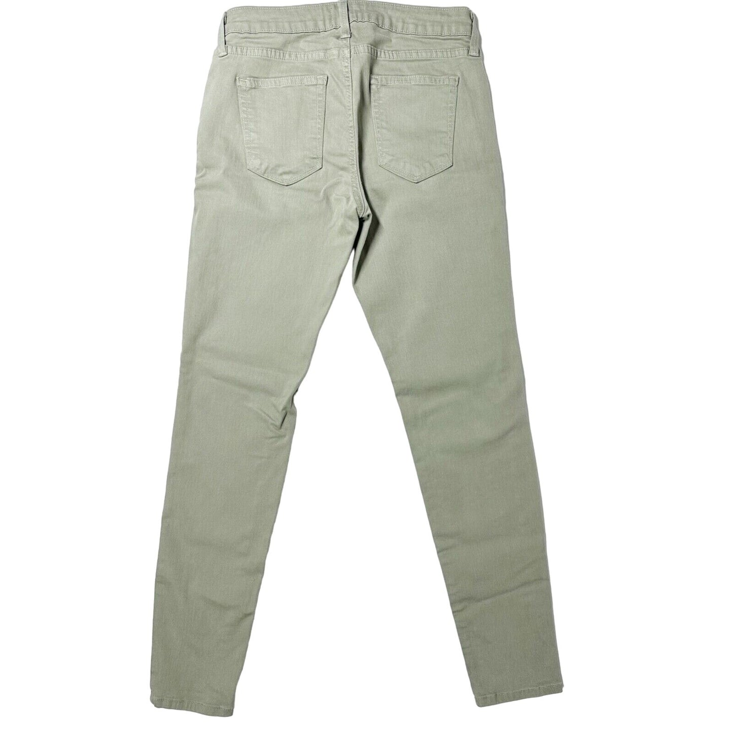 Just Black Denim pale sage green skinny JEANS size 26 small pants