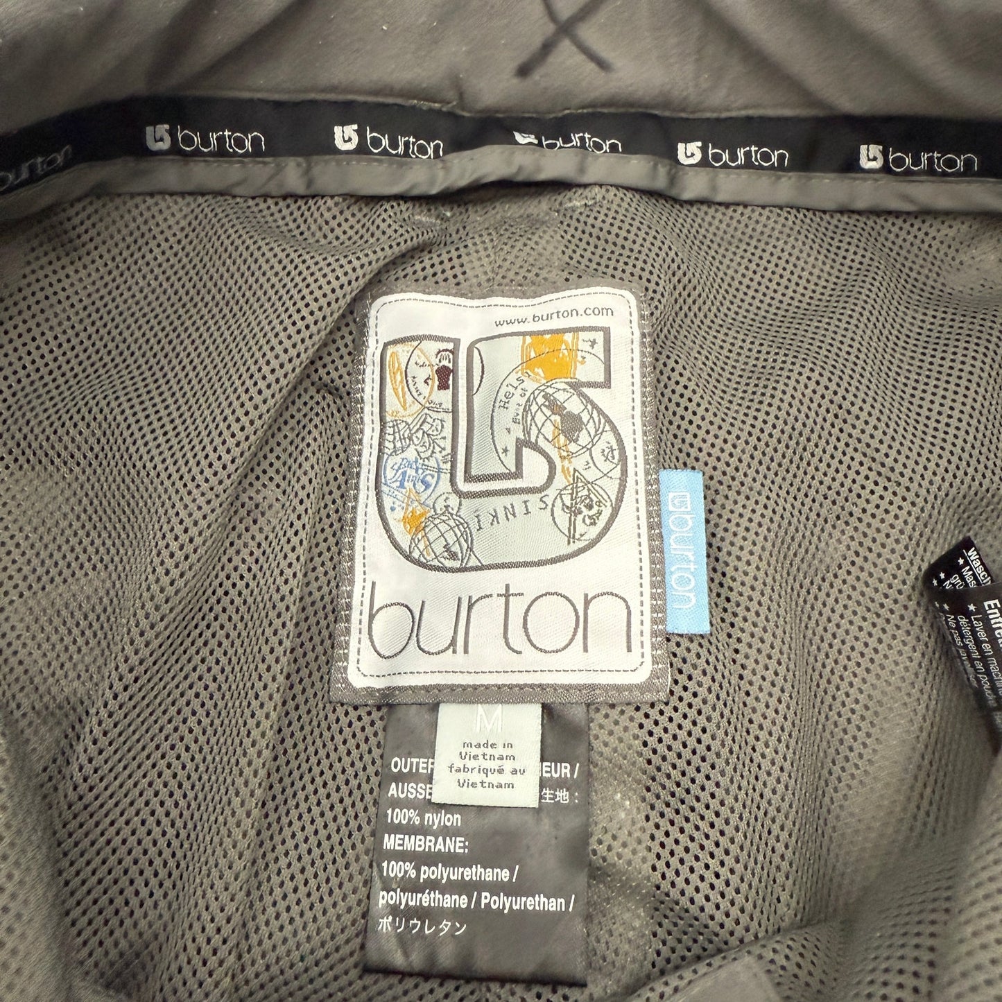Burton black Ski winter snow Pants women's MEDIUM cold weather