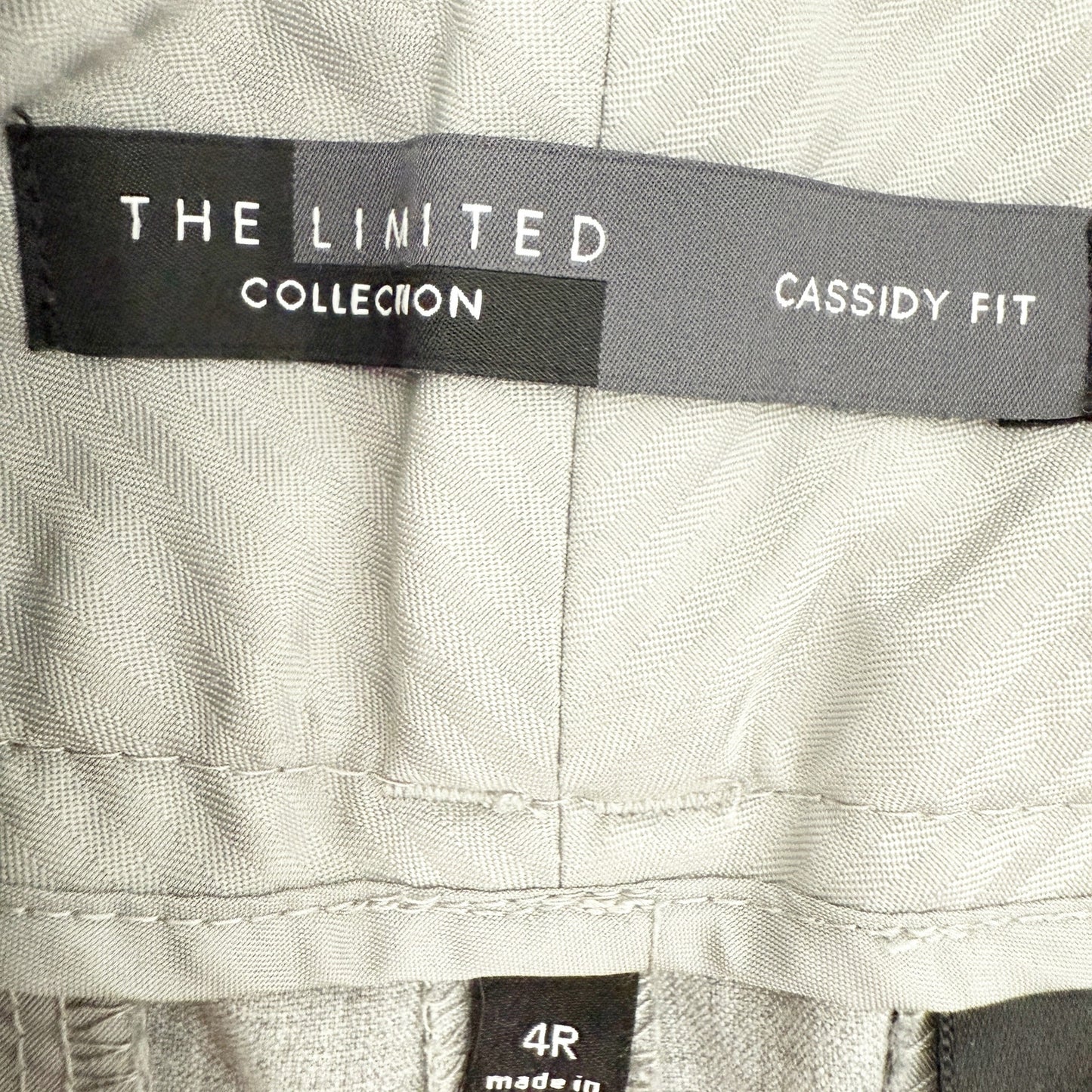 The Limited gray Dress Pants work office trousers Cassidy Fit women's 4R small