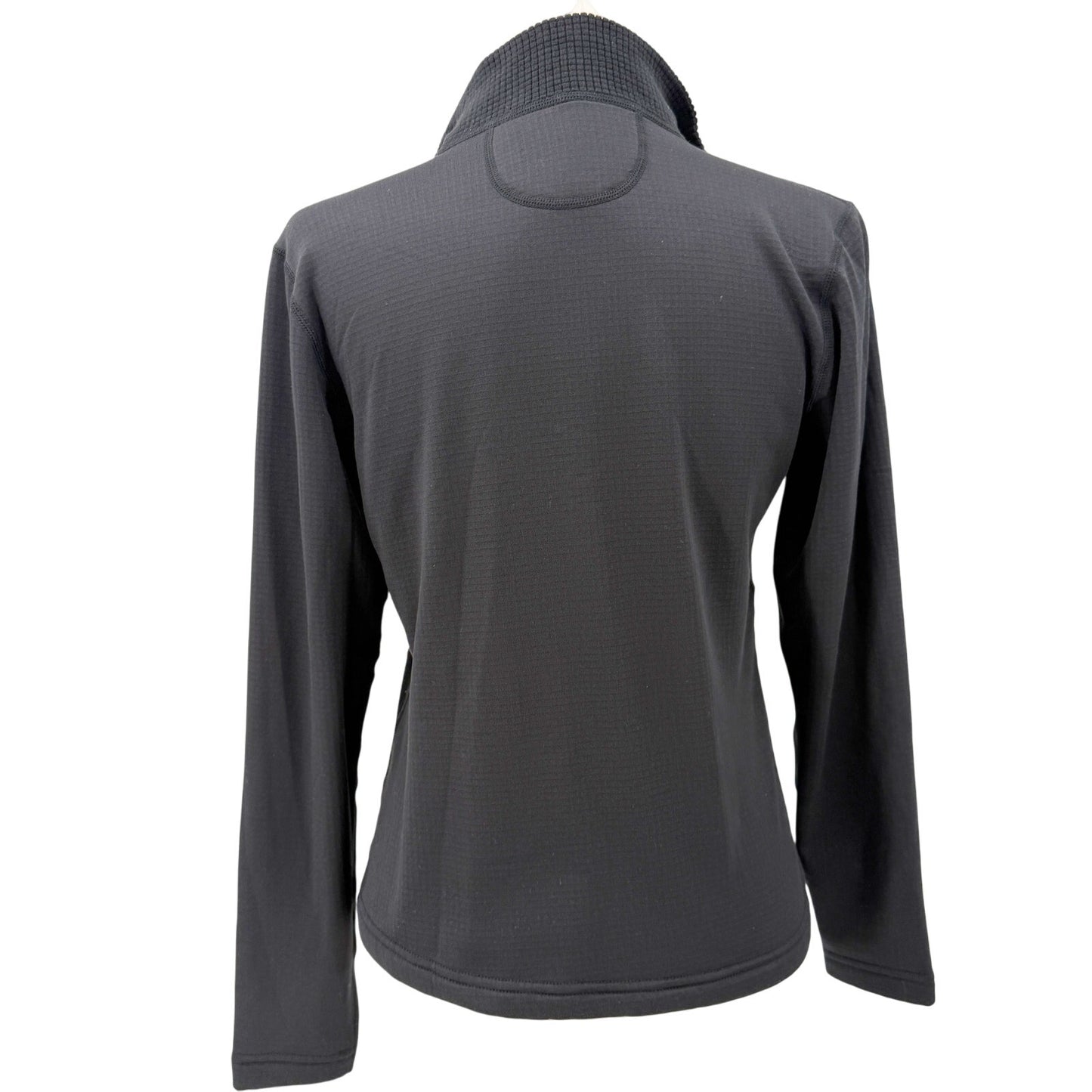 Magellan Outdoors black 1/4 zip Pullover Top women's SMALL cold weather shirt