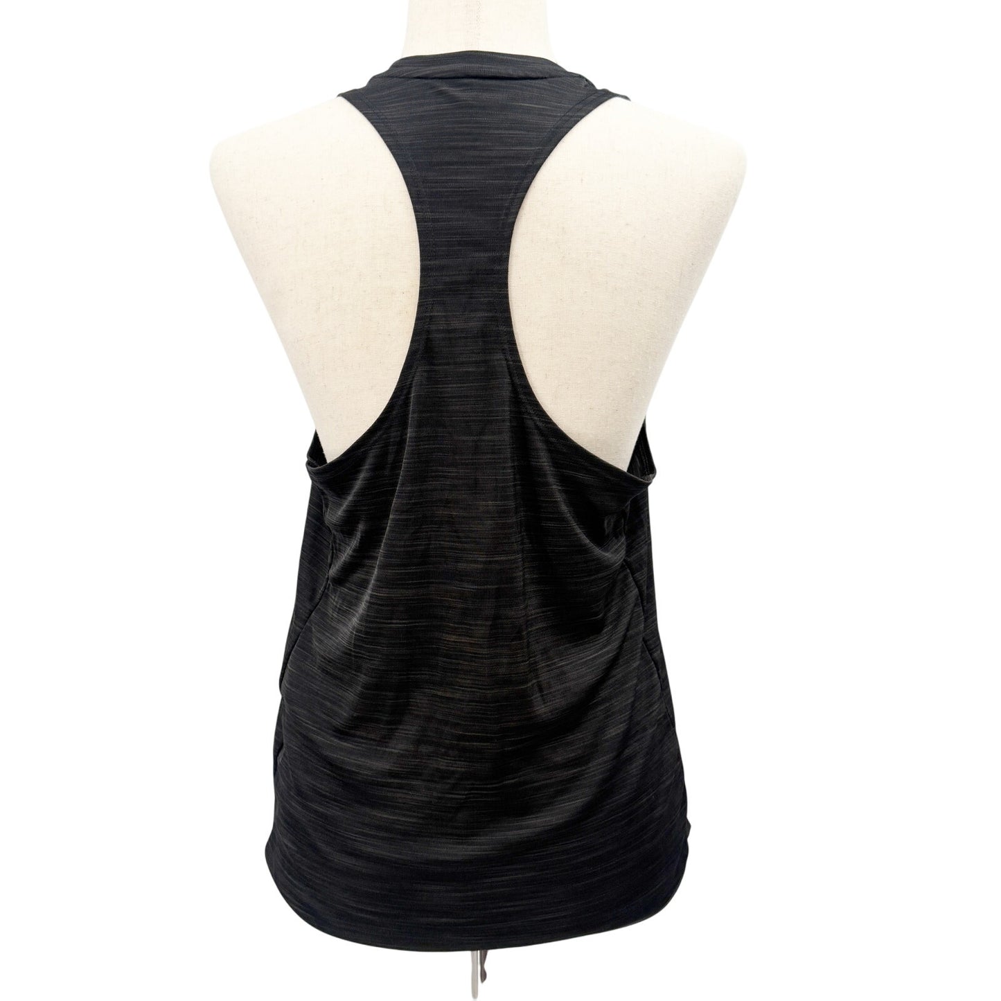 Adidas black with white logo Tank Top women's MEDIUM athletic workout wear