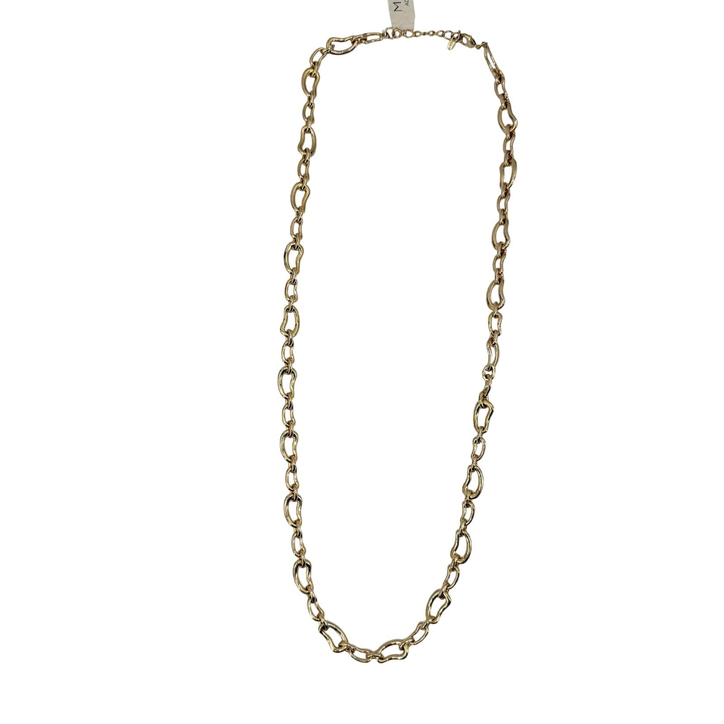 Monet gold plated chunky 30" long chain link Necklace fashion jewelry NEW