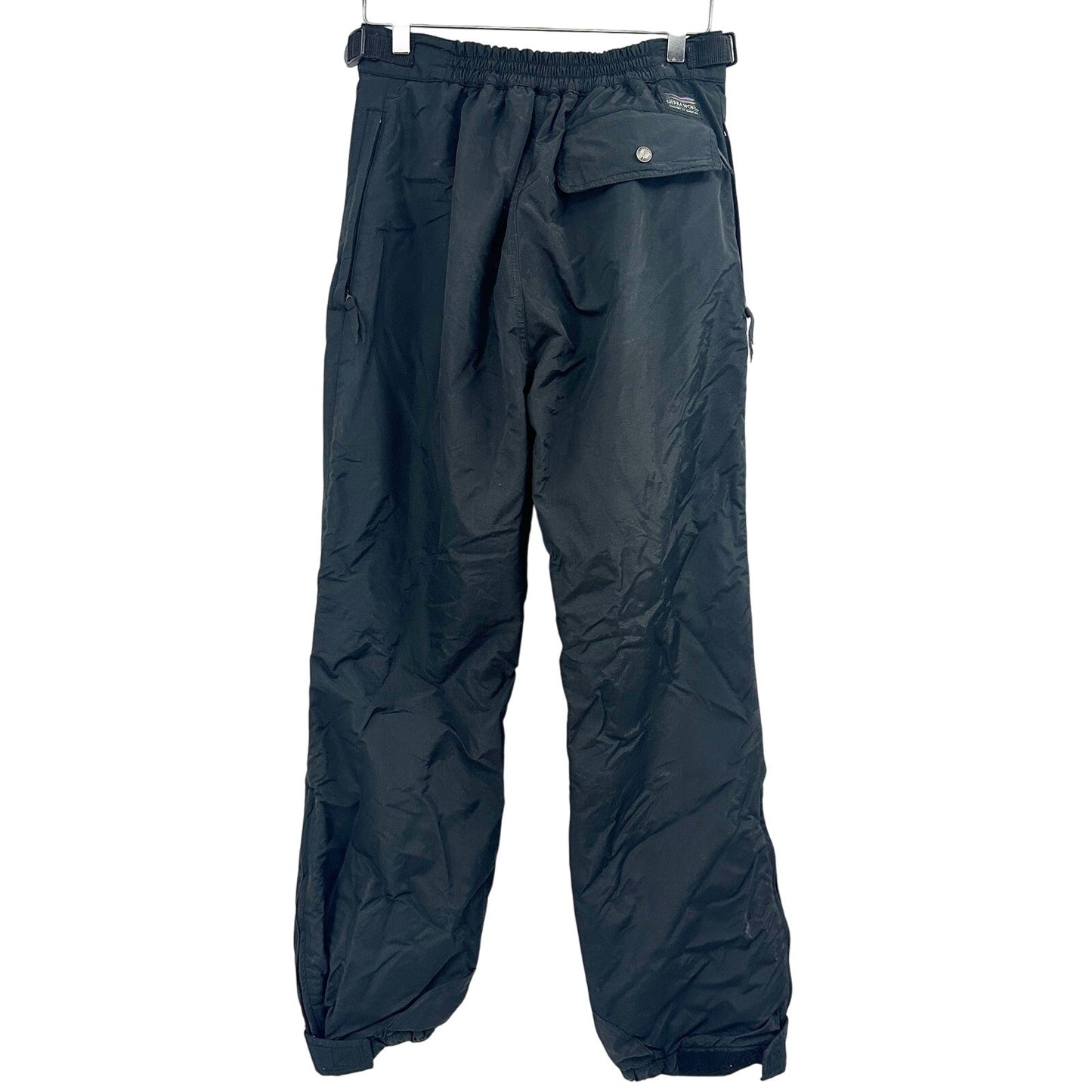 Sierra Sport black Ski Snow Pants women's SMALL fleece-lined cold weather gear