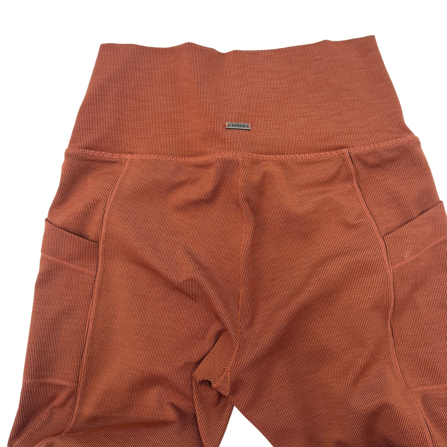 prAna terracotta orange Leggings women's MEDIUM full length pants w/ pockets