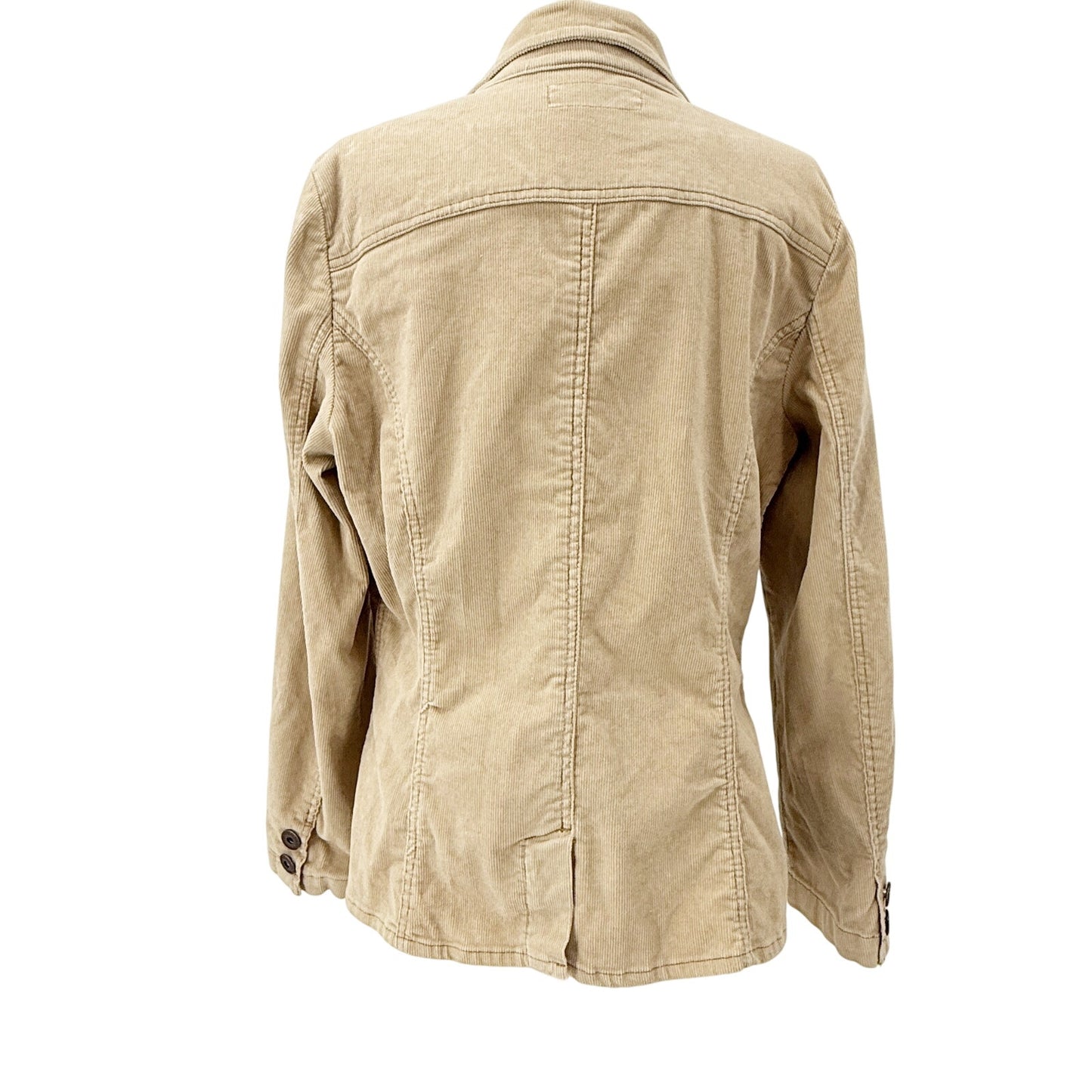 Levi Strauss tan corduroy Blazer Jacket women's XL button front Western top
