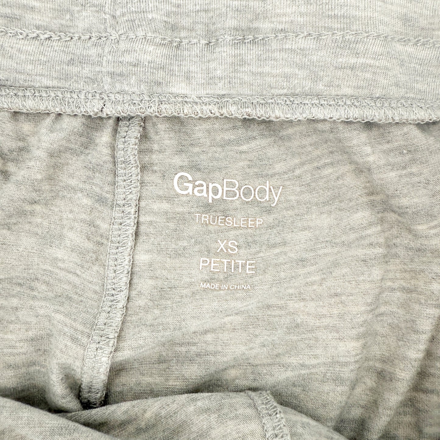 GapBody TrueSleep gray Pajama Pants women's XS petite lounge sleep bottoms