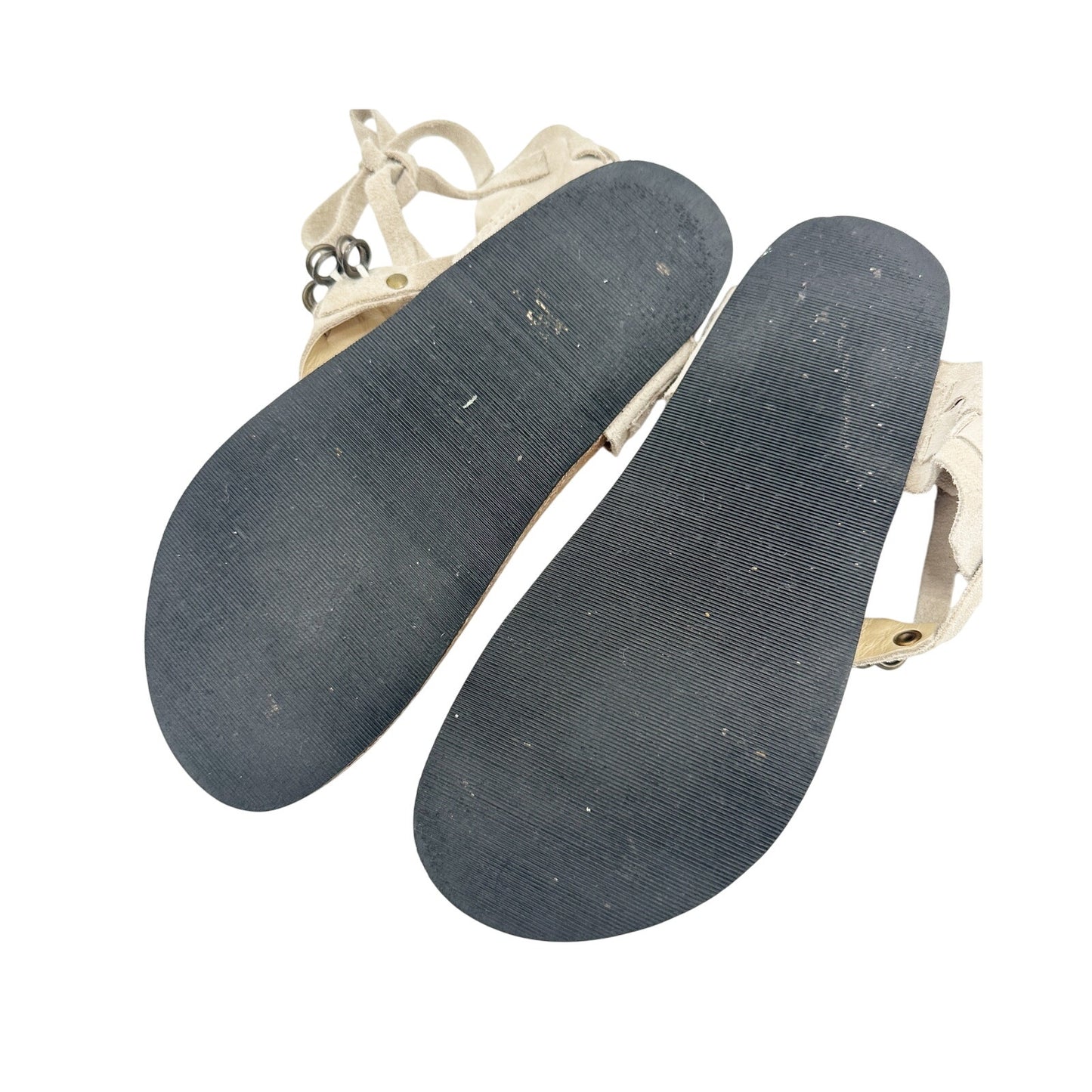 Free People stone Collins Footbed tie Sandals women's 37 shoes US 6.5 - 7