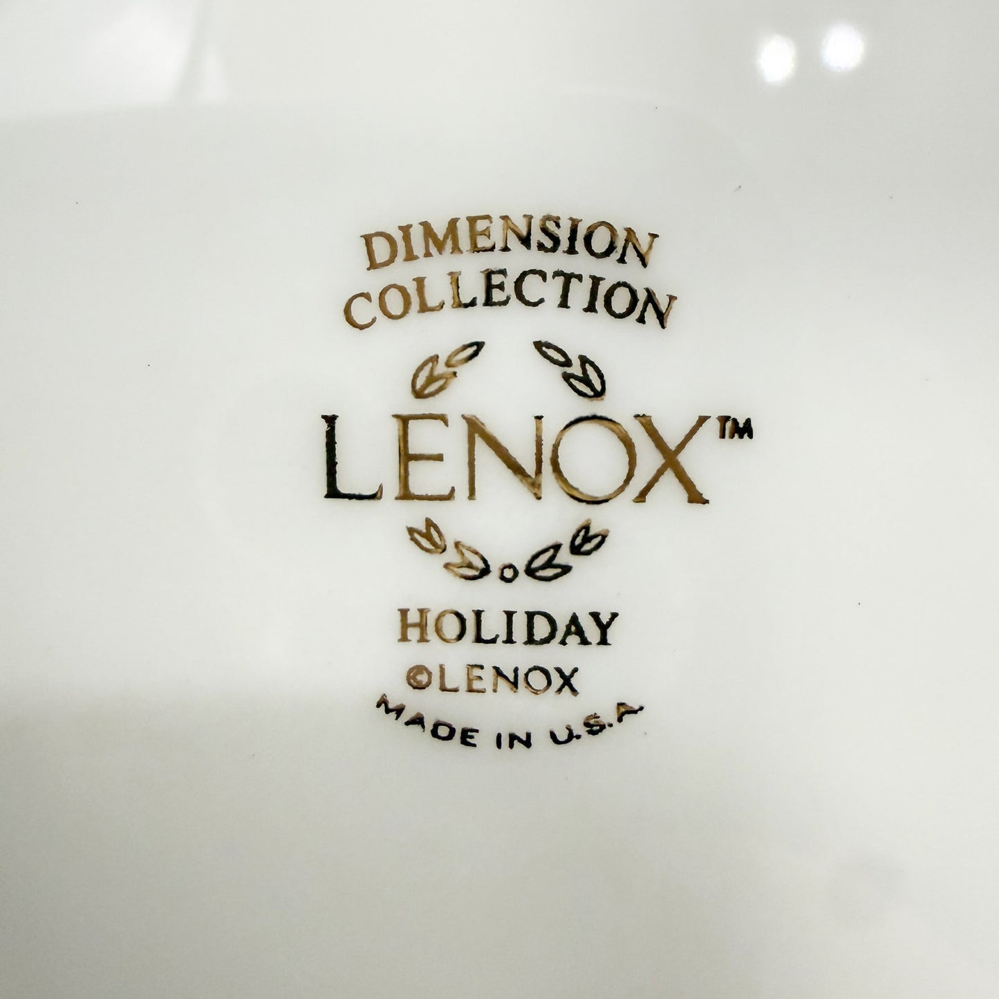 Christmas Dimension Salad Plate | Lenox Holiday