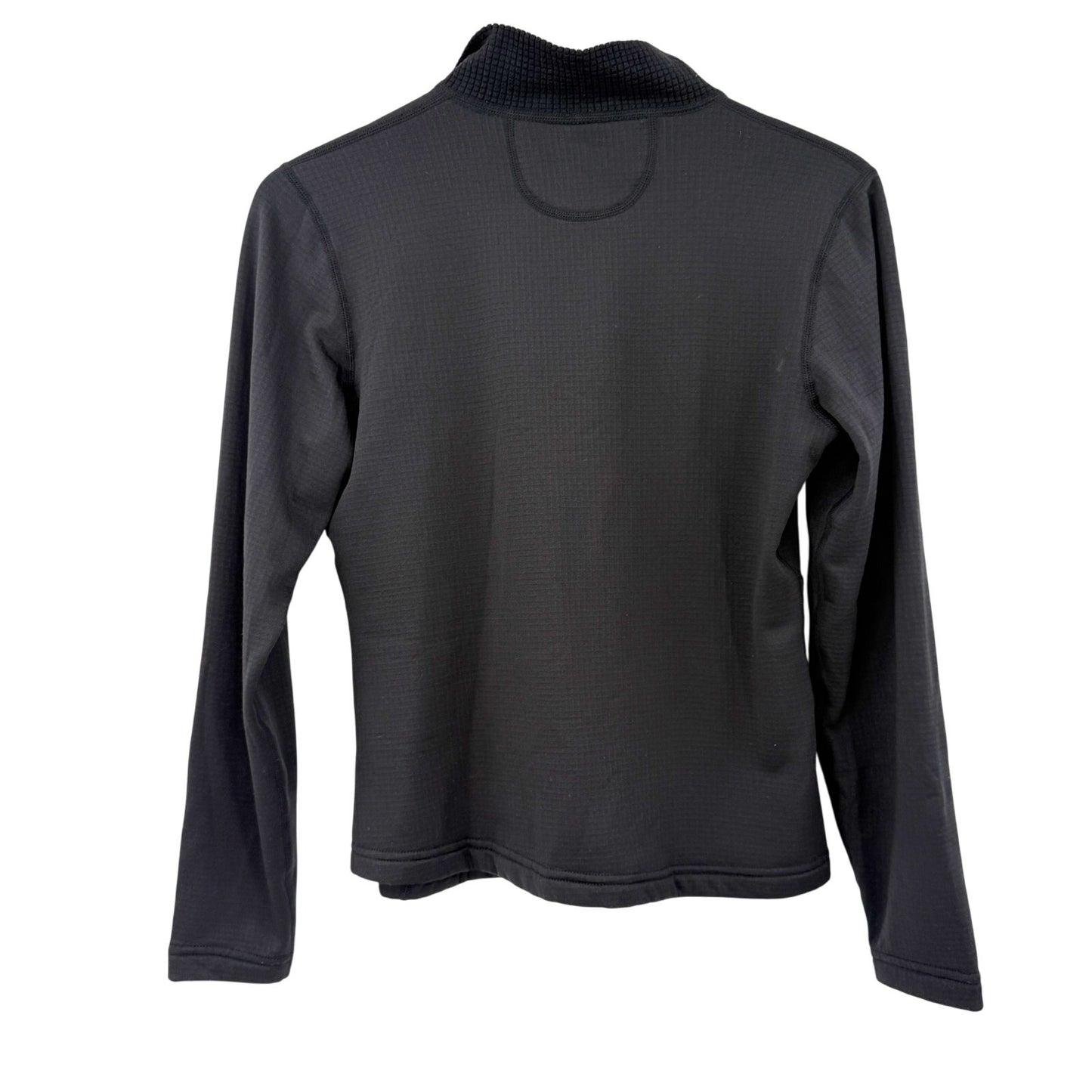 Magellan Outdoors black 1/4 zip Pullover Top women's SMALL cold weather shirt