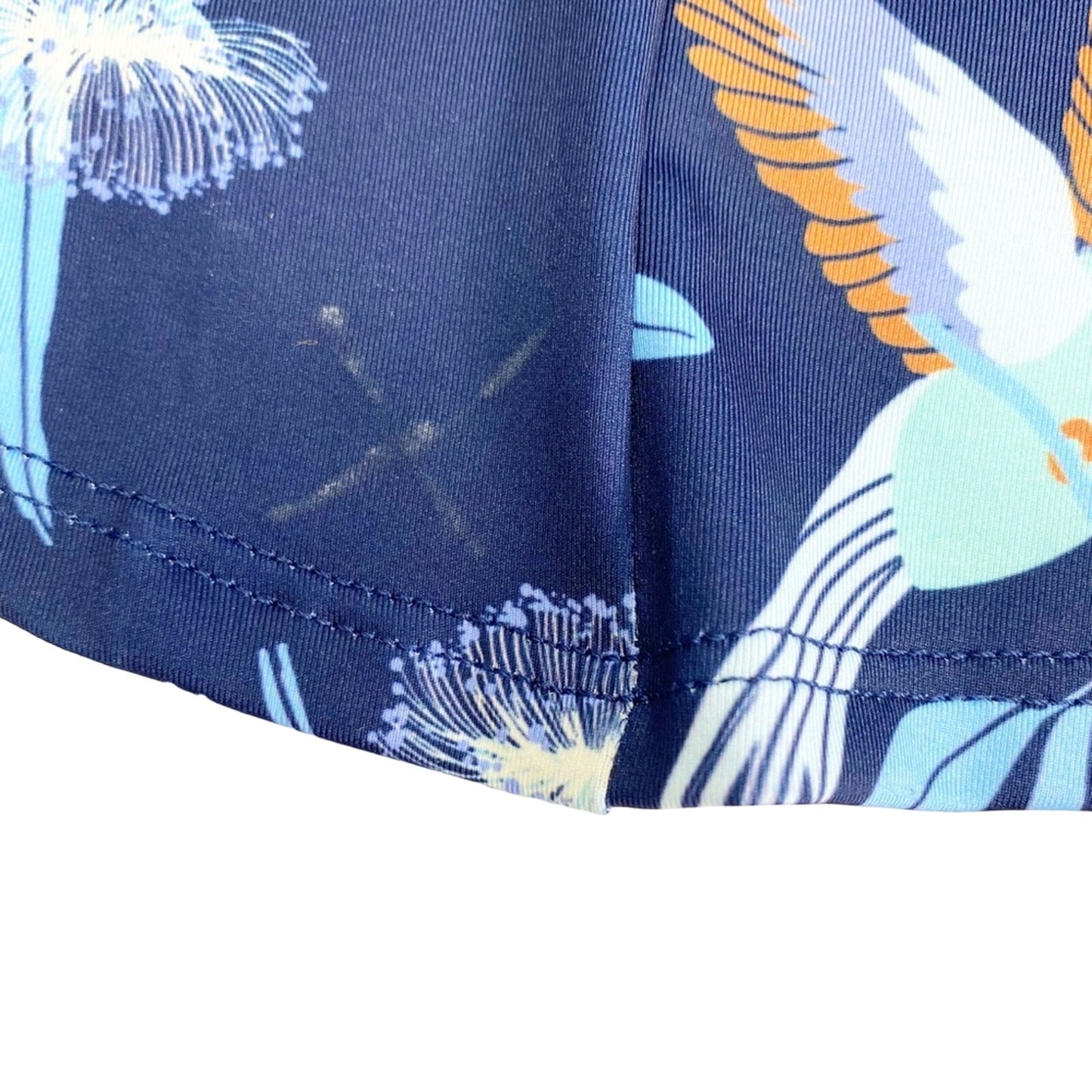 Patagonia parrots Glassy Dawn blue Tankini swim TOP women's XS new $89 swimwear