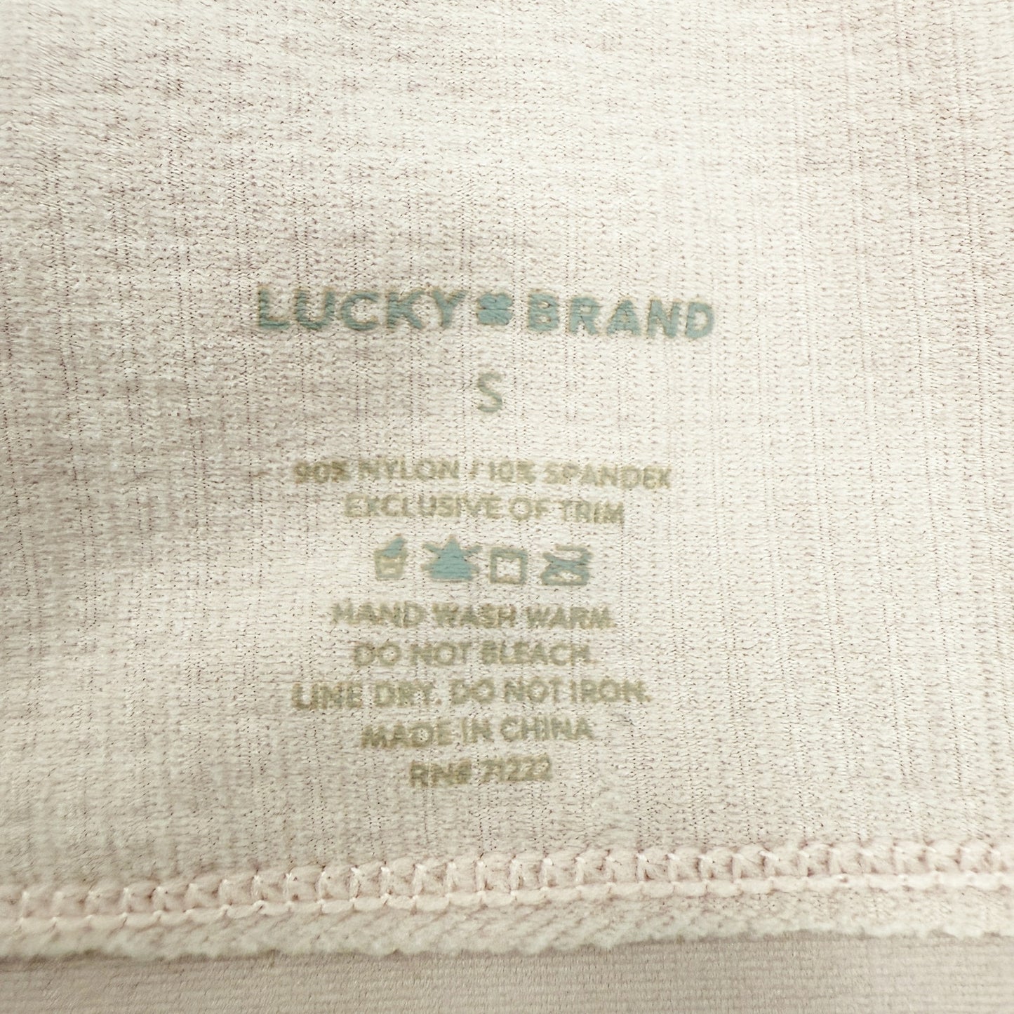 Lucky Brand pink Strapless padded Bandeau Bra women's SMALL seamless