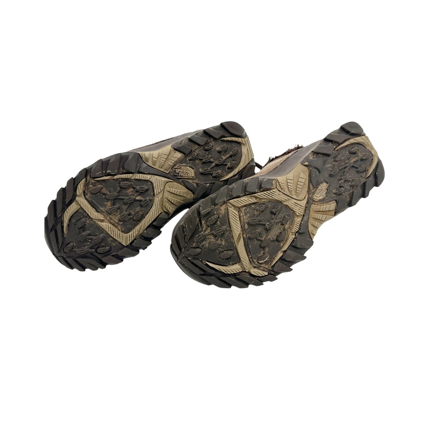 The North Face brown low profile Hiking Shoes women's 6 waterproof heat seeker