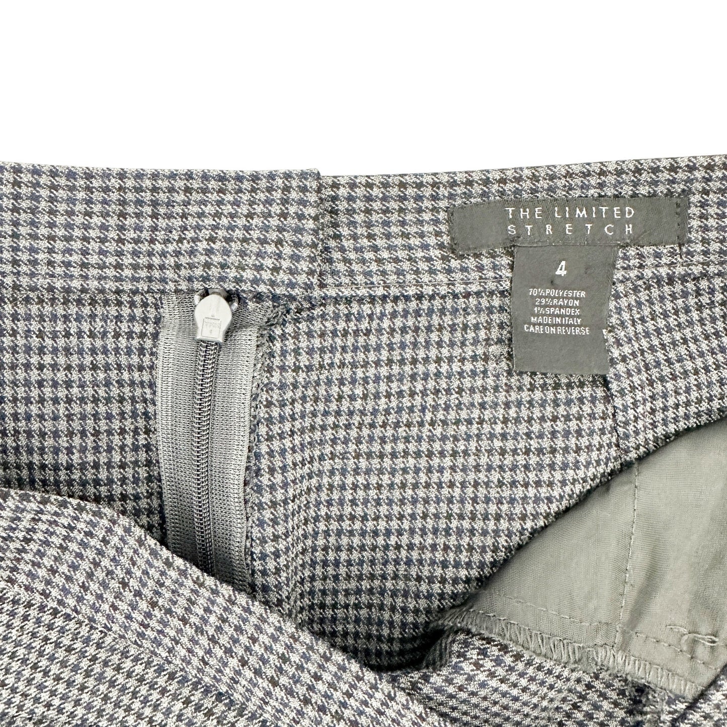 The Limited stretch Mini short SKIRT navy blue black charcoal gray size 4 small