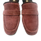 Lucky Brand burgundy Caydim Mule women's 7.5 shoes faux fur lining suede slip-on