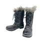 Sorel Tofino black Winter mid-calf Boots women's 7 waterproof faux fur