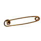 vintage antique gold metal Bobby Pin Brooch scarf jewelry pin