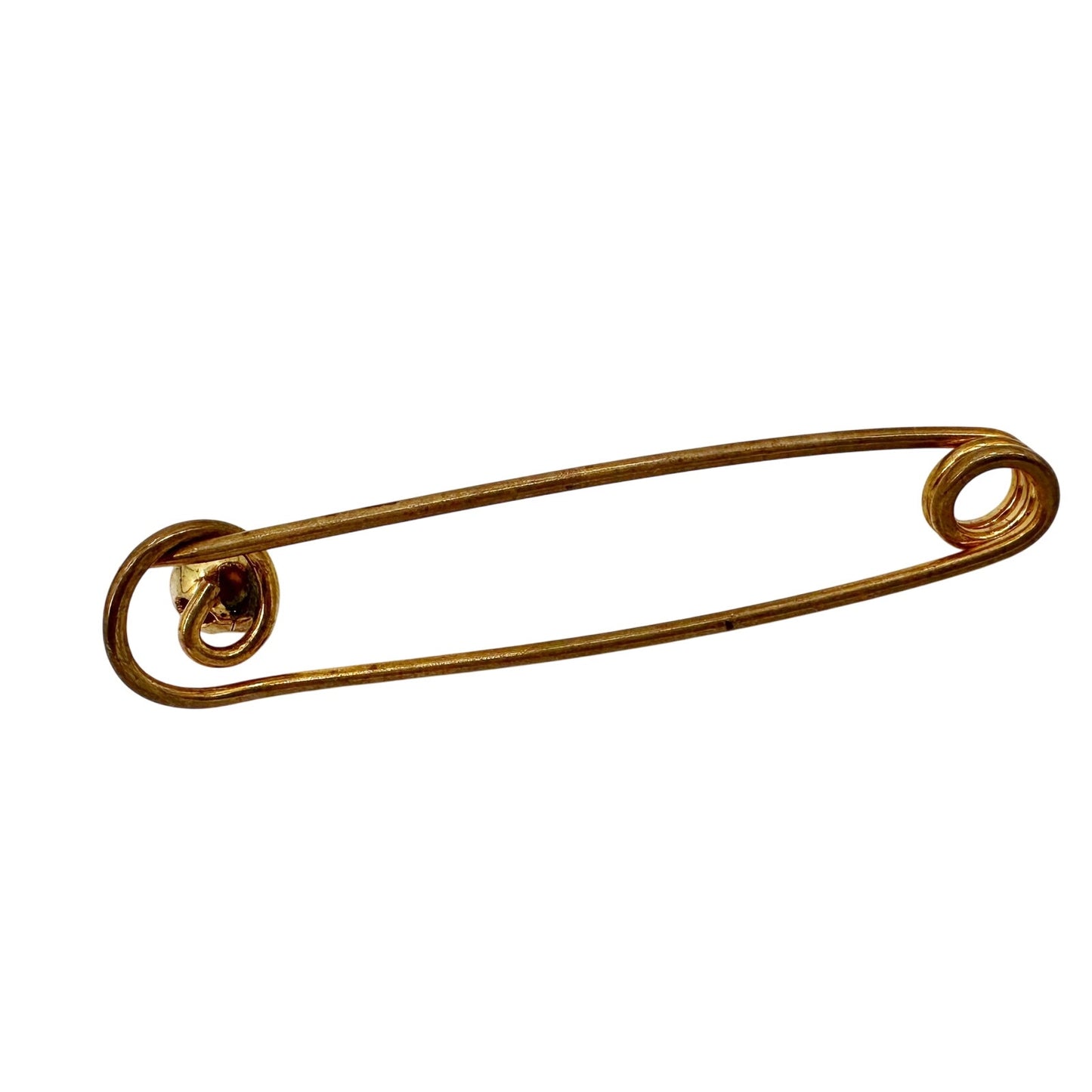 vintage antique gold metal Bobby Pin Brooch scarf jewelry pin