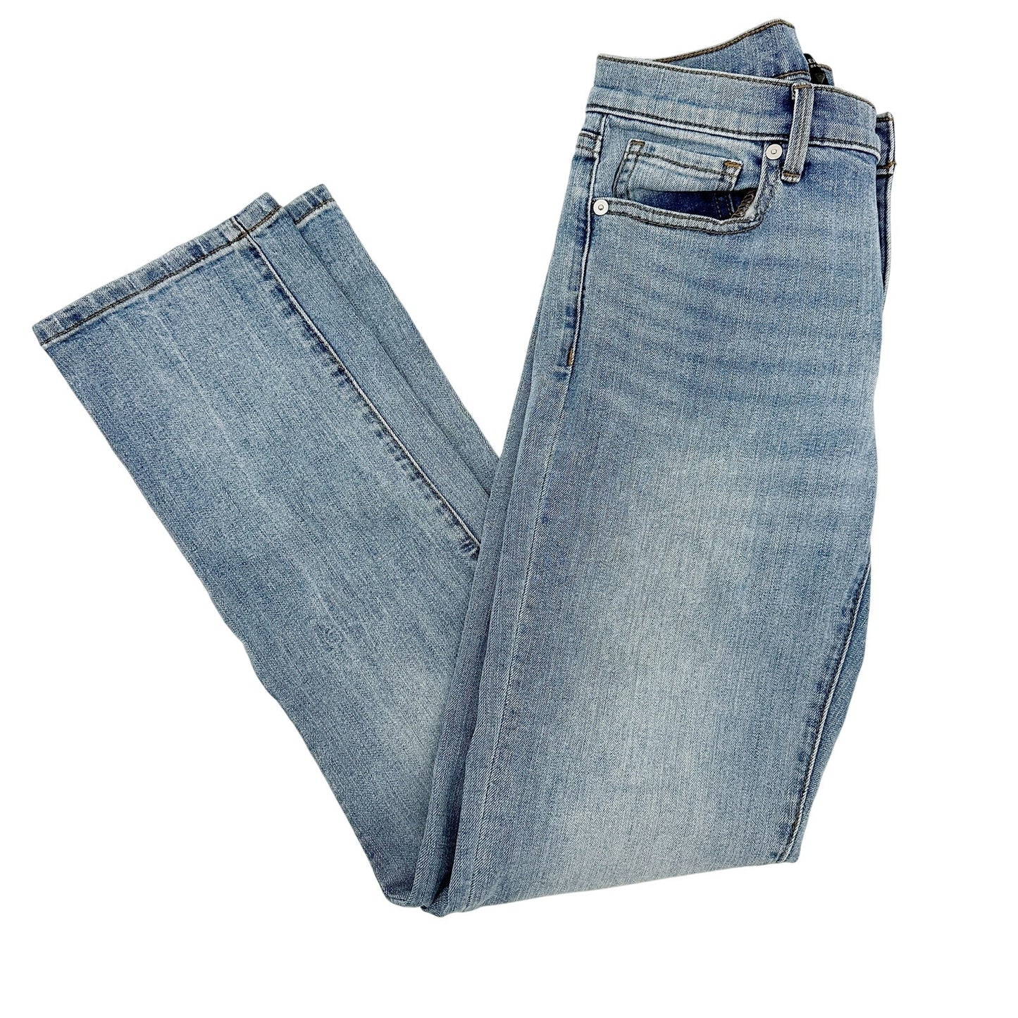 Banana Republic light wash blue denim Girlfriend Jeans women's size 27 small