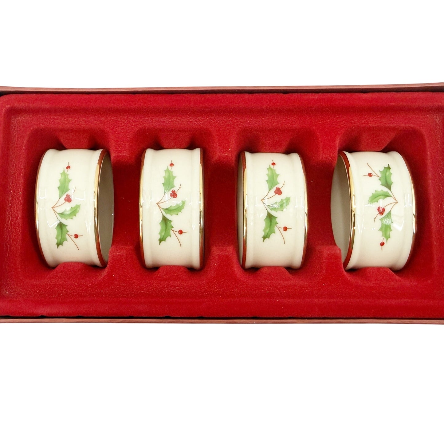 Lenox Holiday Napkin Rings | set of 4