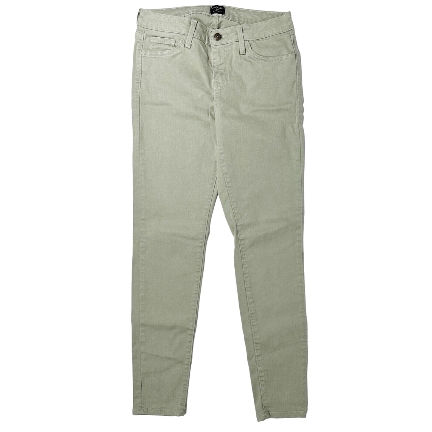 Just Black Denim pale sage green skinny JEANS size 26 small pants
