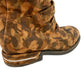 A.S.98 brown camouflage Traver leather Boots women's EU 37 shoes mid-calf