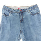 Smith's Dungarees medium wash blue denim JEANS women's size 16 bootcut pants