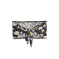 TOPSHOP black yellow white Shirred Floral Print Bandeau TOP size 6 small NWT $26