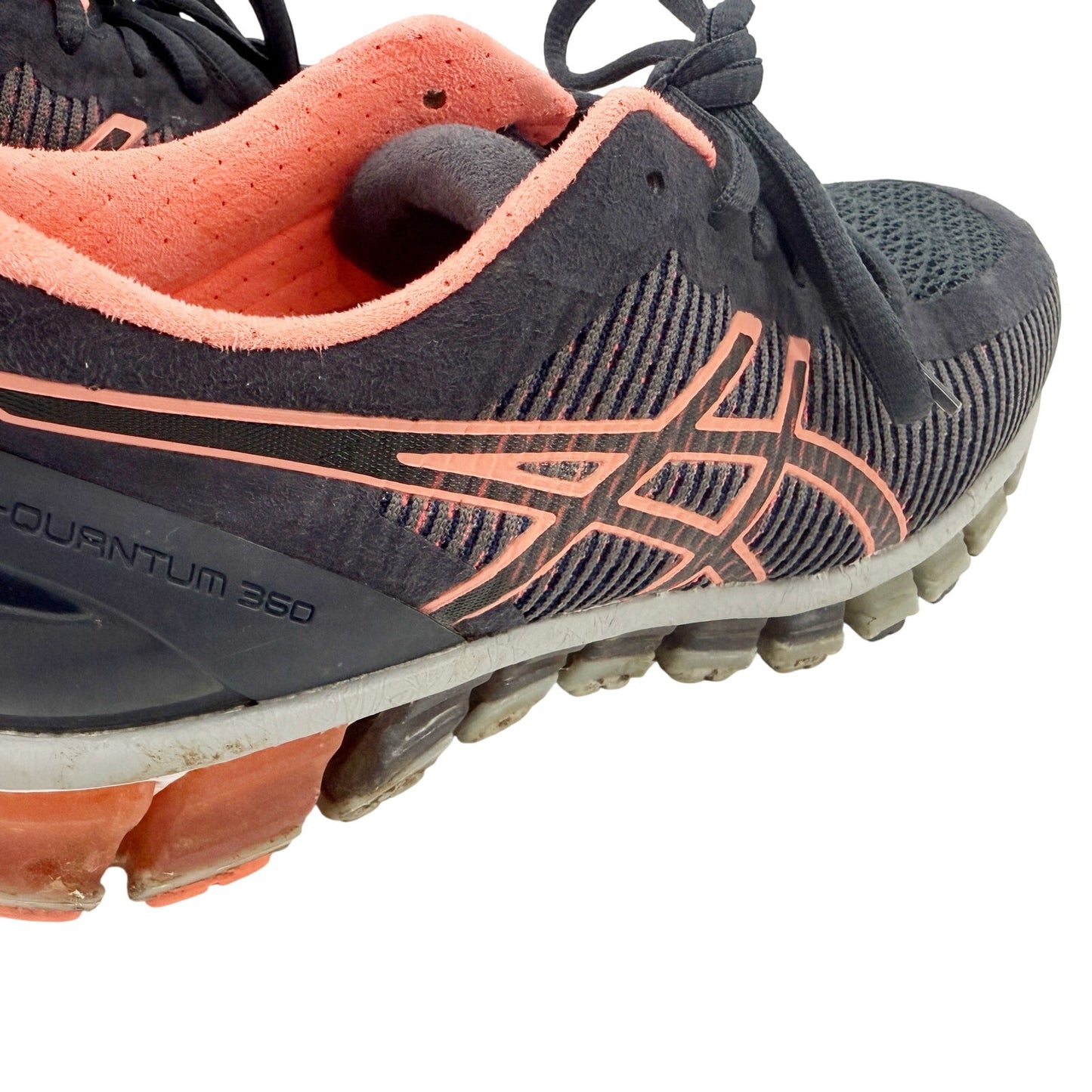 Asics navy blue coral GEL-Quantum 360 running SHOES womens 6.5 athletic footwear