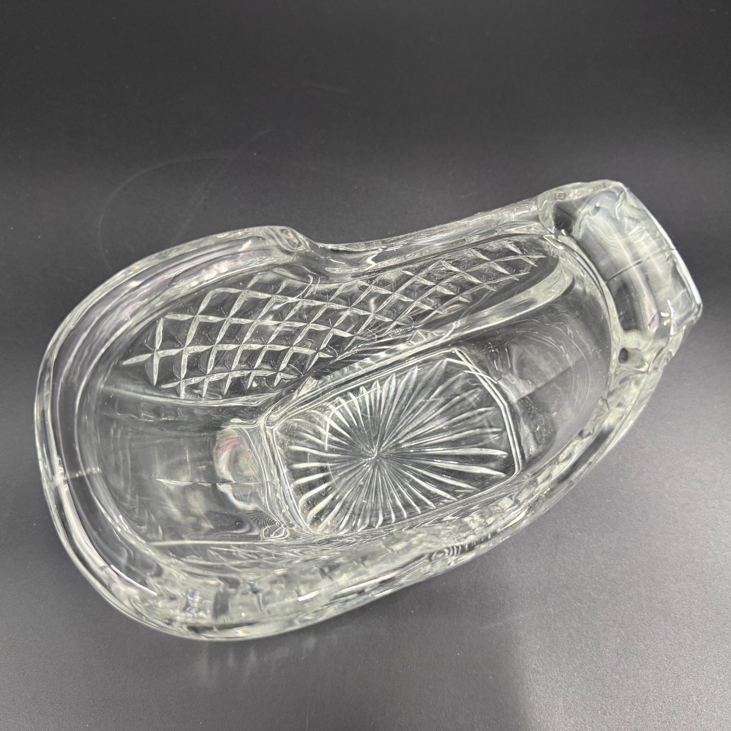 crystal glass Santa's Sleigh | St. George Crystal