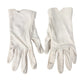 vintage white Fashion Dress wrist Gloves women's SMALL embroidered polka dots