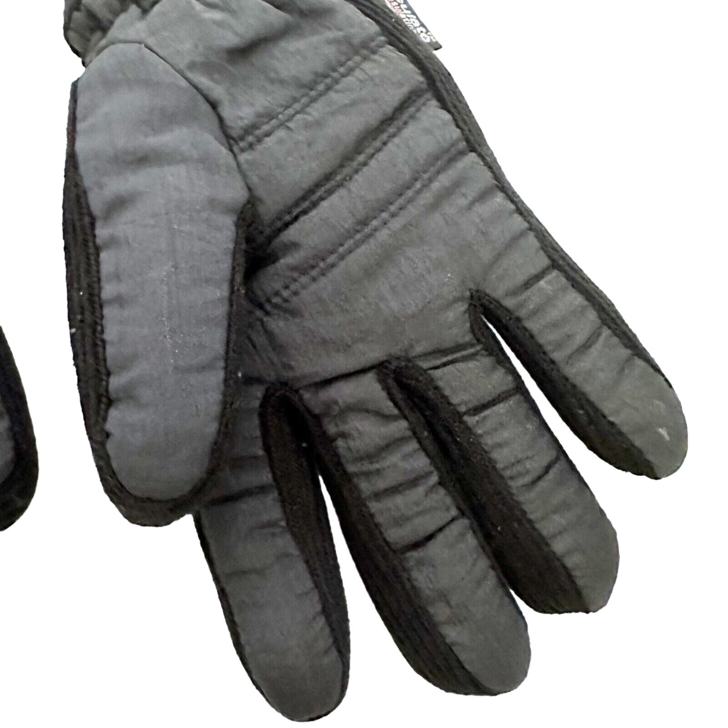 womens Thinsulate black Thermal Insulation GLOVES size M / L cold weather gear