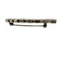 vintage clear rhinestones BROOCH curved s-shaped wavy bar jewelry pin