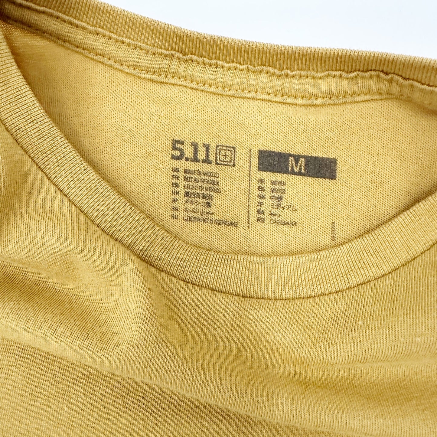 golden yellow & green 5.11 tee t-shirt women's MEDIUM