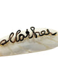 vintage "Mother" of Pearl script wire BROOCH jewelry pin